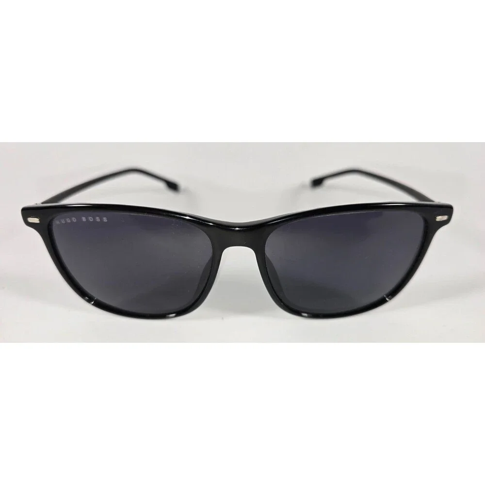 BOSS Hugo Boss Black/Gray Soft Square Polarized Sunglasses